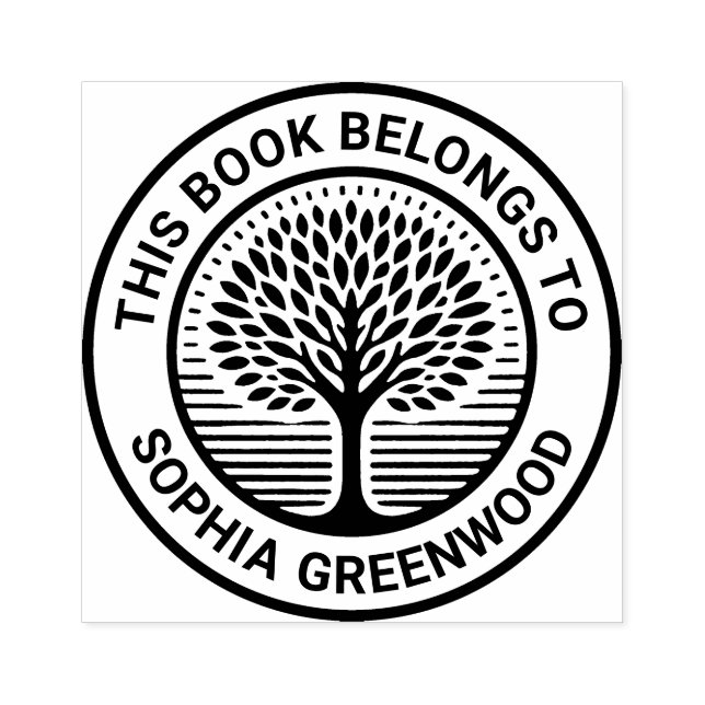 Tampons Encreurs Ex Libris - Arbre 03 (Impression)