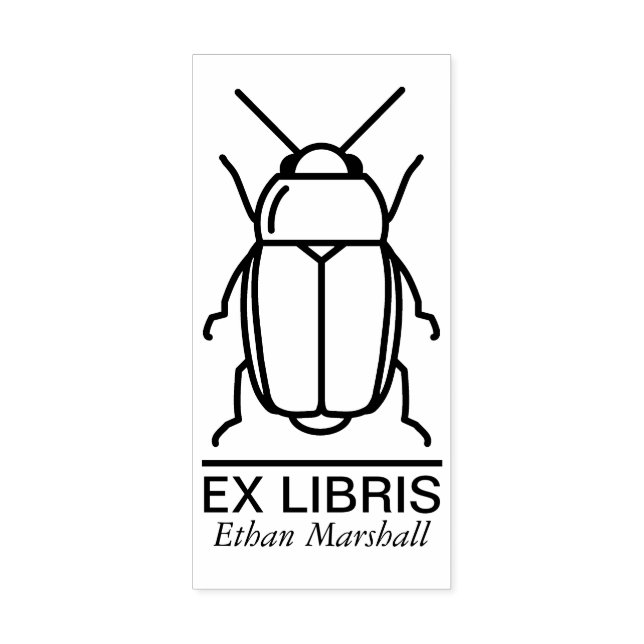 Tampons Encreurs Ex Libris - Beetle/Bug v1 (Impression)