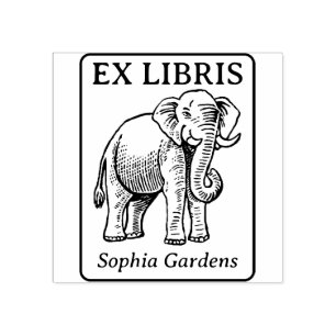 Tampons Encreurs Ex Libris - Eléphant indien