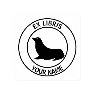 Tampons Encreurs Ex libris plaque d'or de mer