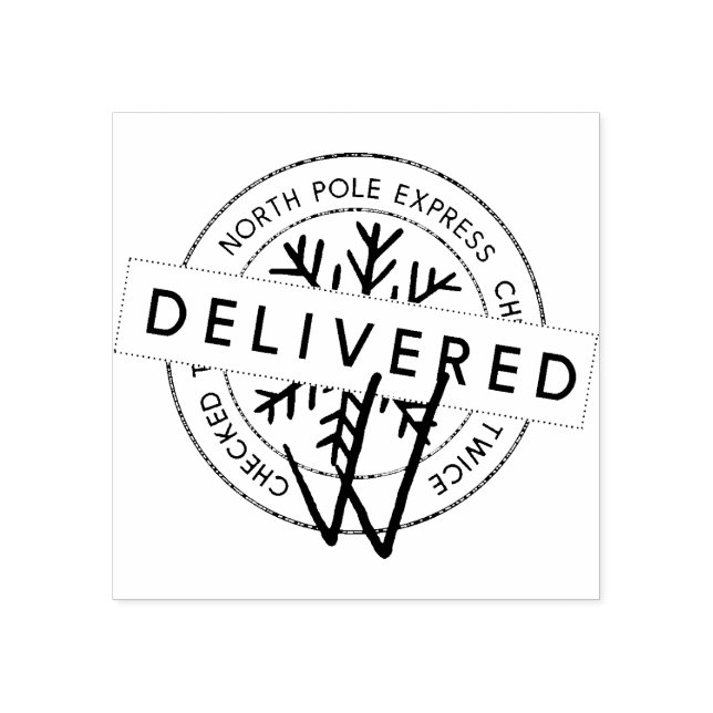 Tampons Encreurs Express du pôle Nord du Père Noël Livraison du cou (Impression)