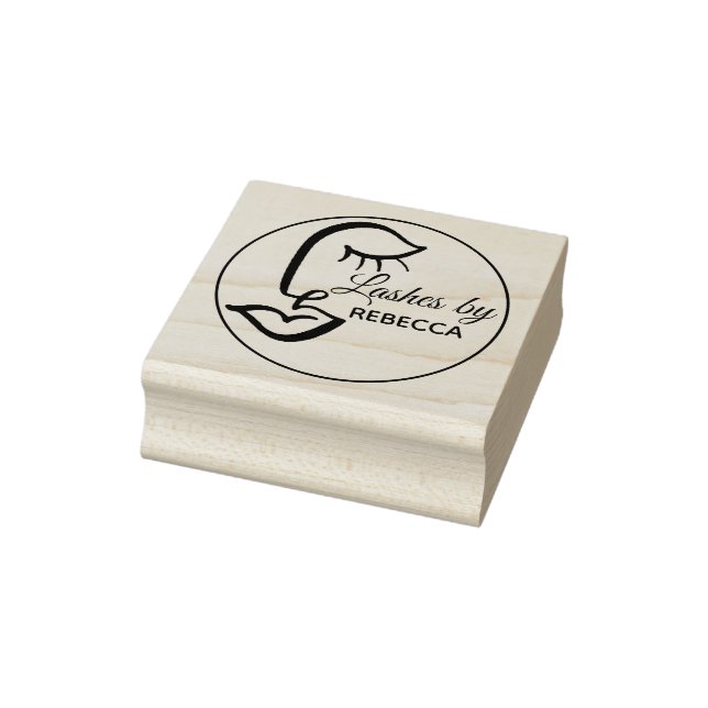 Tampons Encreurs Eyelash Bar Bois Art Timbre (Tampon)