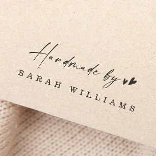 Tampons Encreurs Fabriqué à la main par nom de coeurs mignons écrit