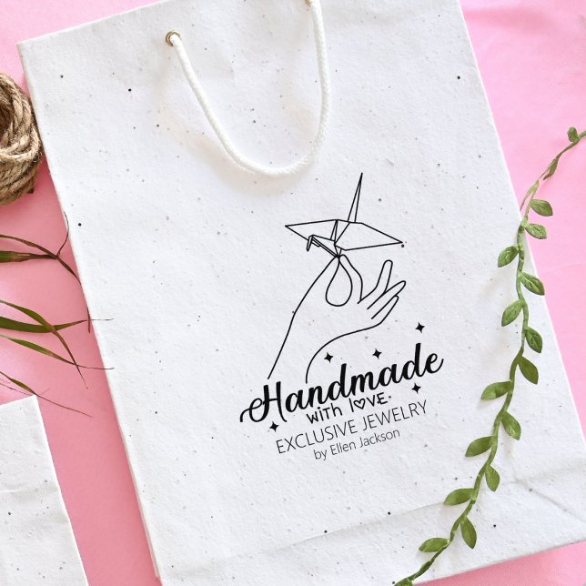 Tampons Encreurs Fabriqué Sur Mesure Avec Amour Entreprise Grande (Créateur téléchargé)