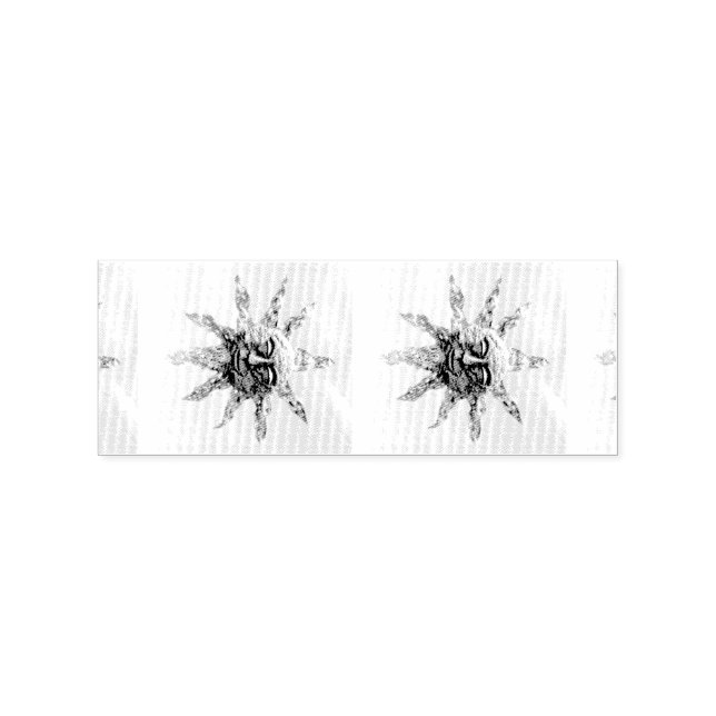 Tampons Encreurs Face de soleil sur Thunder_Cove bleu (Impression)