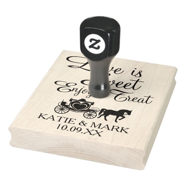 Tampons Encreurs Fairytale Carriage L'amour est doux (Tampon)