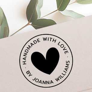 Tampons Encreurs Fait à la main avec amour par nom personnalisé mod