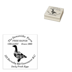 Tampons Encreurs Famille Entreprise Canard Egg Farm depuis 1960
