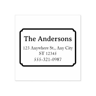 Tampons Encreurs Family Address Stamp – Name, Address & Phone