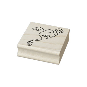Tampons Encreurs Fantôme dans une boîte d'illustration timbre art