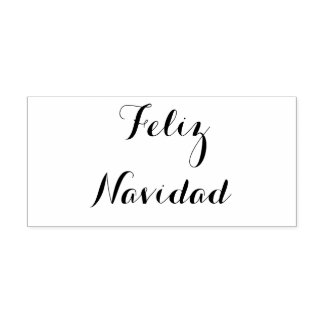 Tampons Encreurs Feliz Navidad - timbre bois
