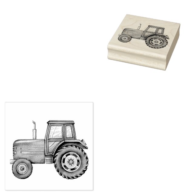 Tampons Encreurs Ferme de tracteurs (Tamponné)