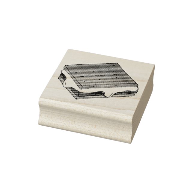 Tampons Encreurs Feu de camp S'mores Chocolat Marshmallow grillé (Tampon)