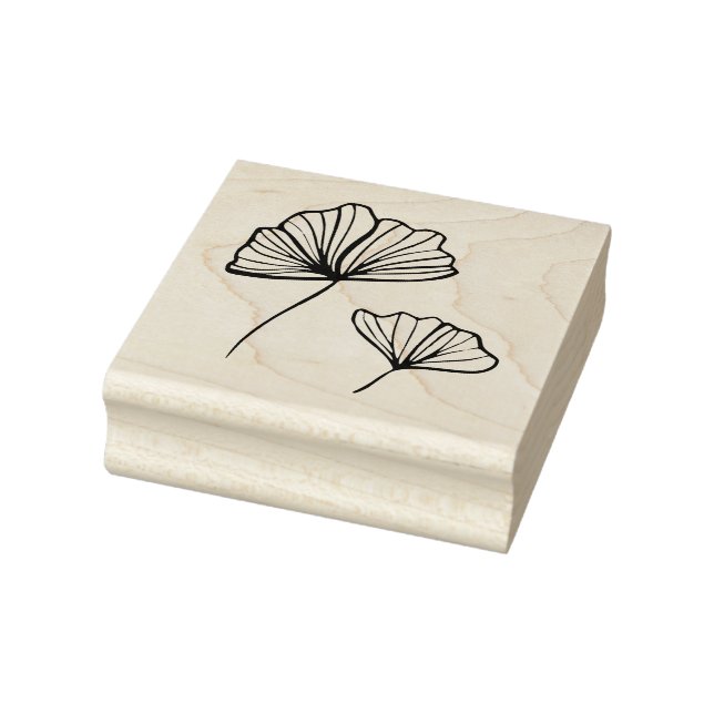 Tampons Encreurs feuille ginkgo (Tampon)