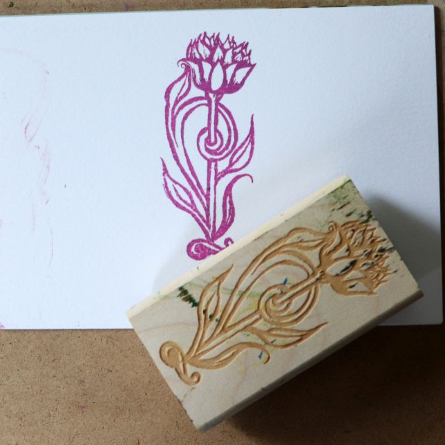 Tampons Encreurs Fleur Lotus (Créateur téléchargé)