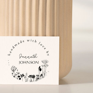 Tampons Encreurs Fleur Rustique Ronde Personnalisée Fabriquée à la