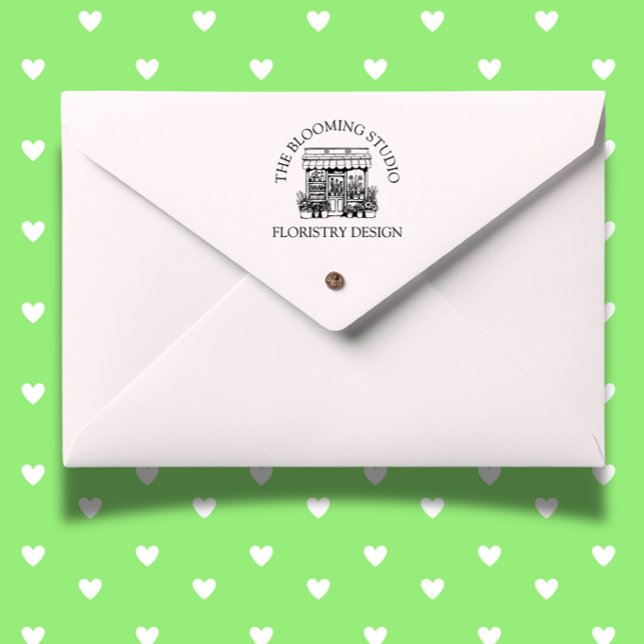Tampons Encreurs Fleurs fraîches thème de la boutique (Brighten your crafts with the Fresh Flowers Storefront theme rubber stamp. )