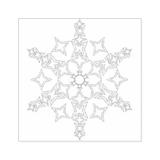 Tampons Encreurs Flocon de neige cristal