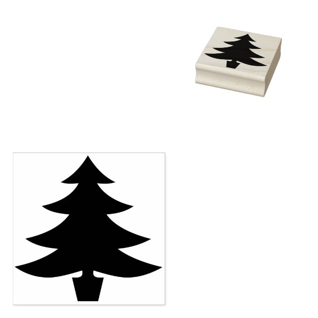Tampons Encreurs Forme de pin de Noël (Tamponné)