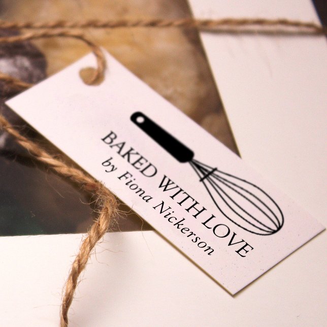 Tampons Encreurs Fouet préparé avec amour (Whisk Baked With Love Rubber Stamp)