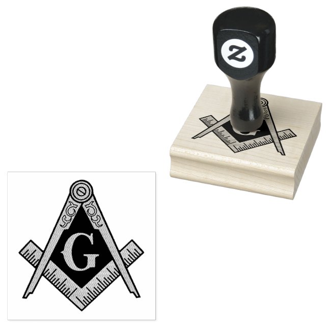 Tampons Encreurs Freemasoney Carré et Compass Masonic (Tamponné)