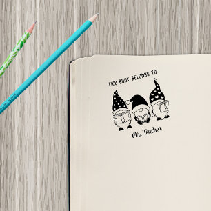 Tampons Encreurs Gnome Enseignant sur mesure