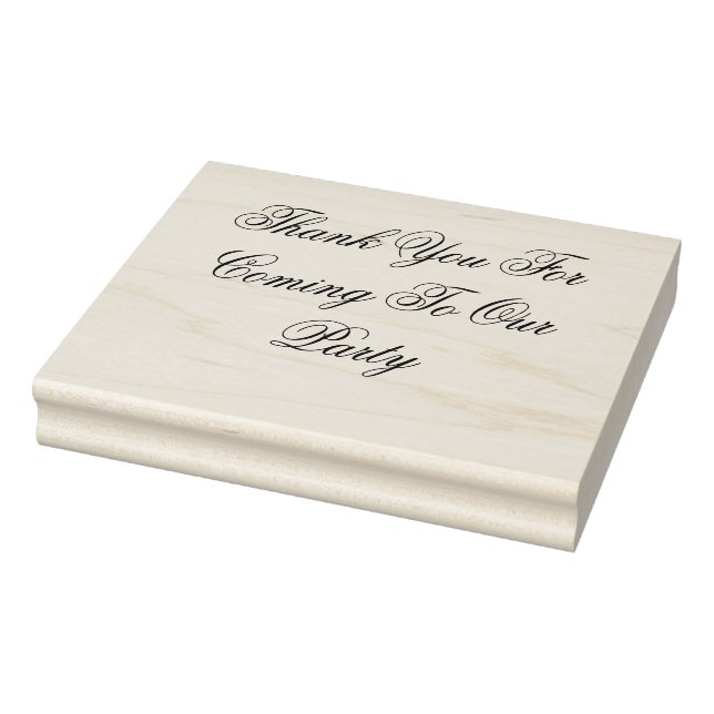 Tampons Encreurs Grand : Merci D'Être Venu À Notre Parti (Tampon)