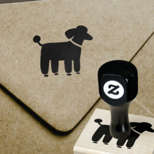 Tampons Encreurs Graphique de chien de caniche   Cute Canine