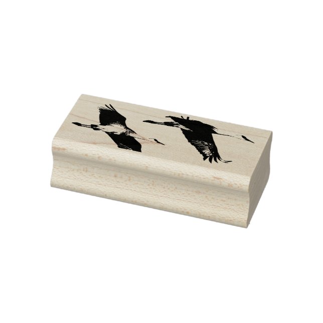 Tampons Encreurs Grue de Sandhill Oiseaux Faune Animaux Timbre de b (Tampon)