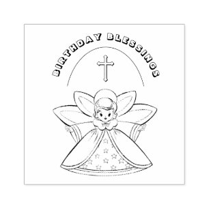 TAMPONS ENCREURS GUARDIAN ANGEL CROIX RELIGIEUSE BÉNÉFICES D'ANNIVE