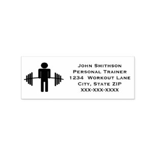 Tampons Encreurs Gym Personal Trainer Small Business