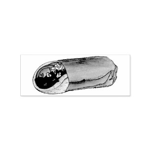 Tampons Encreurs Gyro Gita Viande Sandwich Méditerranéen