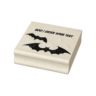 Tampons Encreurs Halloween manie la batte le texte de coutume de