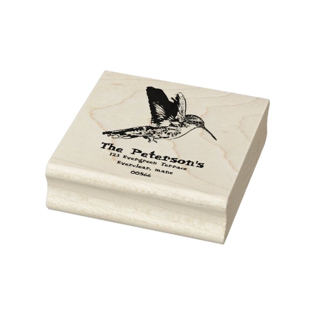 Tampons Encreurs Humming Bird, Ajouter des infos, renvoyer le timbr (Tampon)