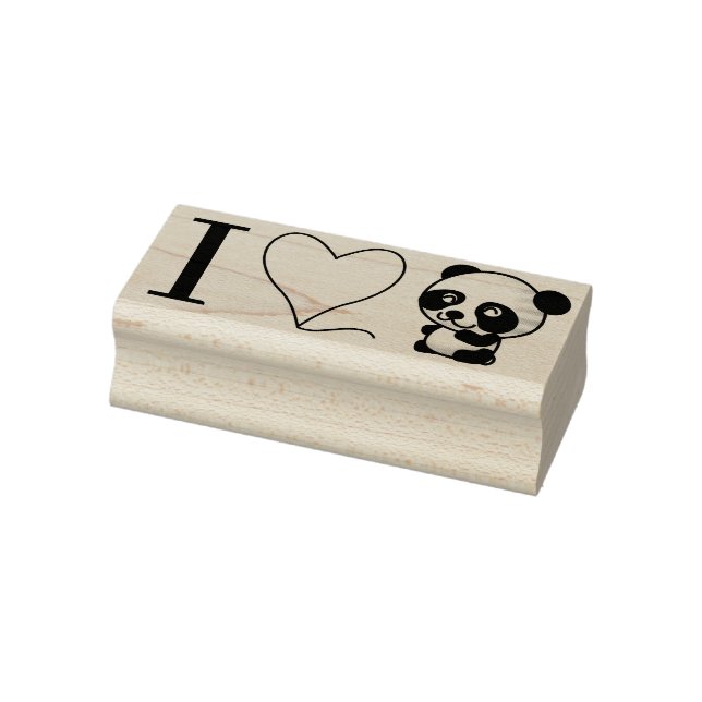 Tampons Encreurs I Love Pandas Stamp (Tampon)
