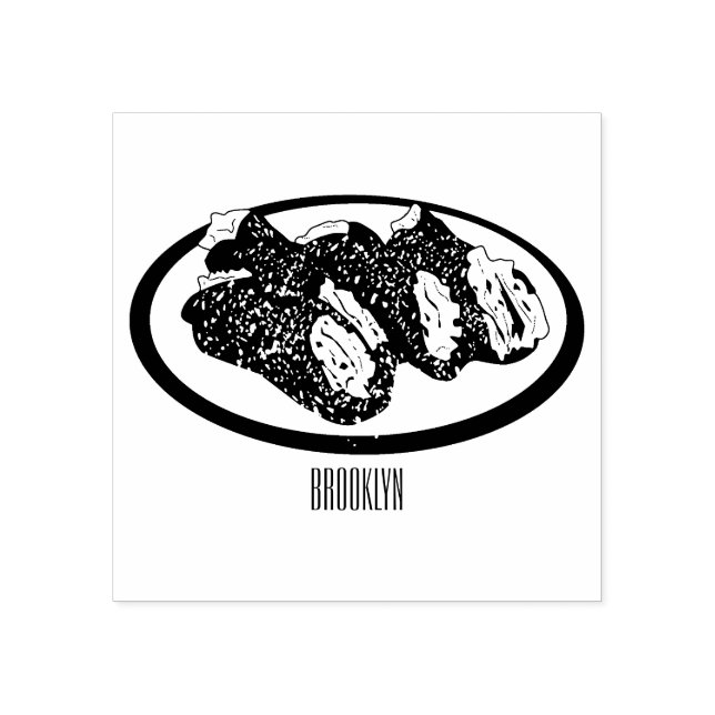 Tampons Encreurs Illustration de Cannoli (Impression)