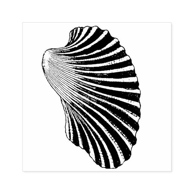Tampons Encreurs Illustration de coque de palourde (Impression)