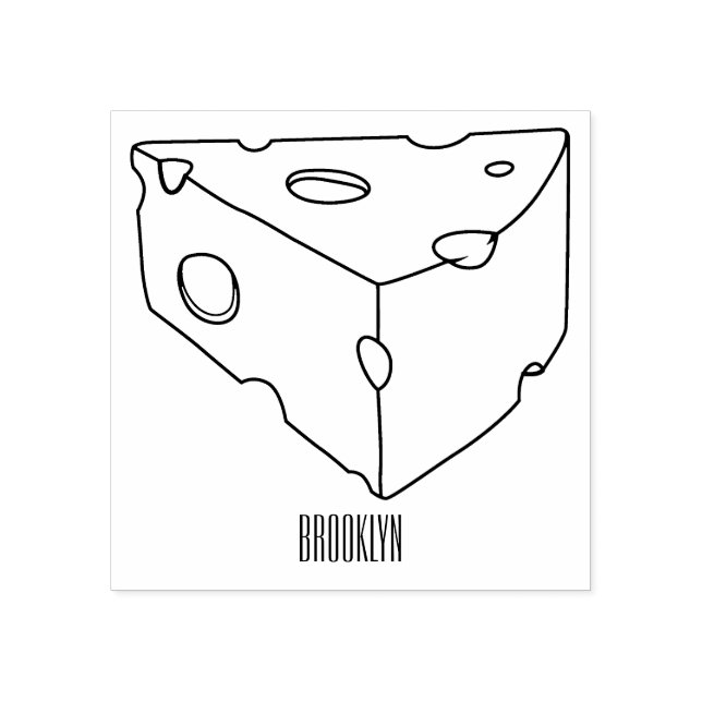 Tampons Encreurs Illustration de fromage (Impression)