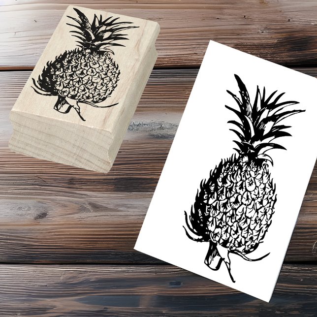 Tampons Encreurs Illustration de fruits d'art en ligne - Ananas (Créateur téléchargé)