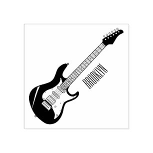 Tampons Encreurs Illustration de guitare électrique