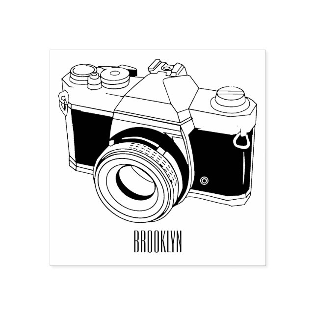 Tampons Encreurs Illustration de la caméra (Impression)