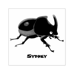 Tampons Encreurs Illustration de la caricature du dendroctone du rh