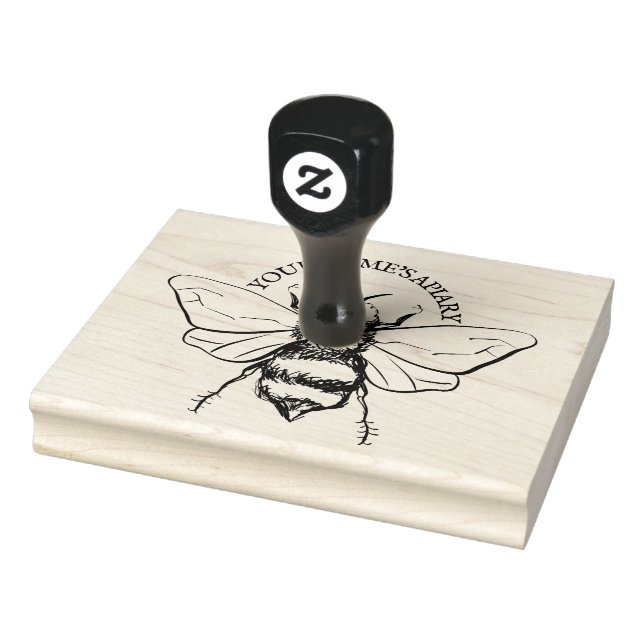 Tampons Encreurs Illustration de l'abeille de miel grande entrepris (Tampon)