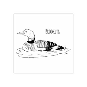 Tampons Encreurs Illustration de Loon bird