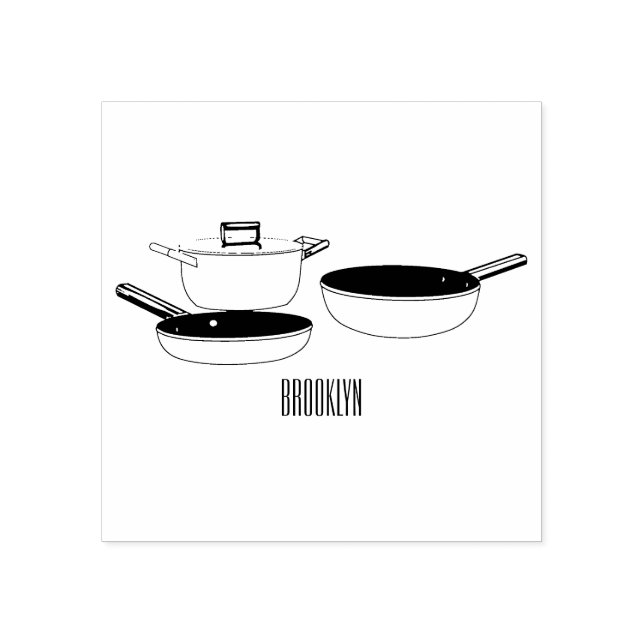 Tampons Encreurs Illustration des jeux de cuisine (Impression)
