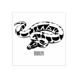 Tampons Encreurs Illustration du serpent python birman