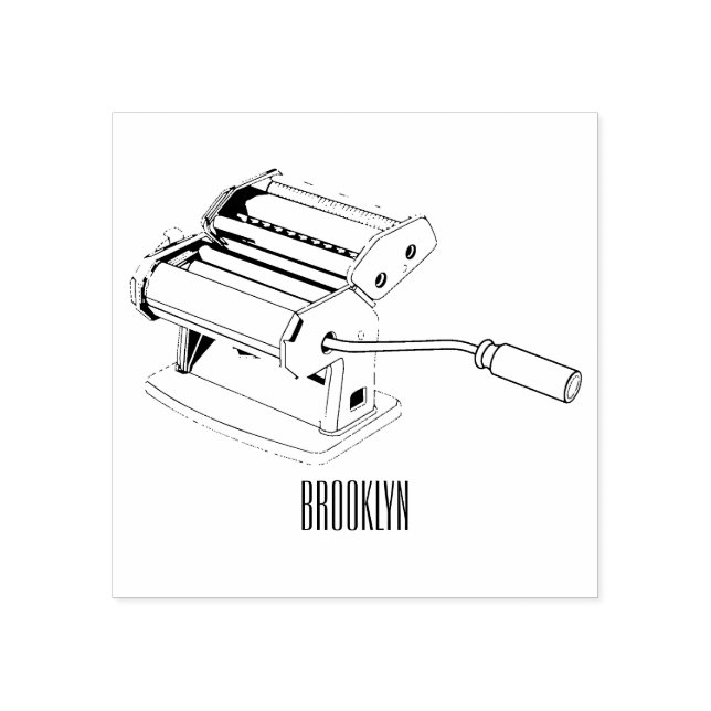 Tampons Encreurs Illustration d'un fabricant de pâtes alimentaires (Impression)