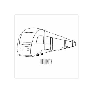 Tampons Encreurs Illustration d'un train électrique