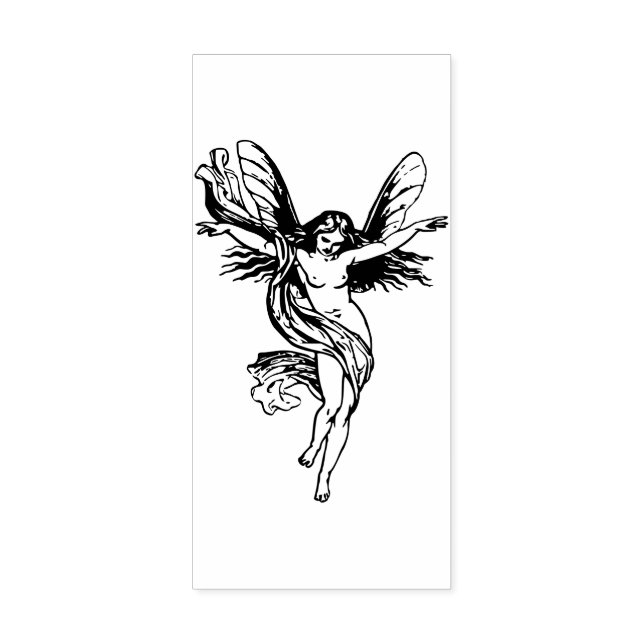 Tampons Encreurs Imaginaire fille papillon Fairy (Impression)