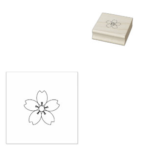 Tampons Encreurs Imaginaire Sakura (Timbre en caoutchouc cerise fle